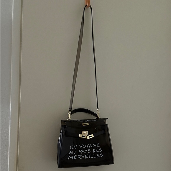 Plastic clear brown Crossbody/ Handbag NWT - Picture 4 of 11